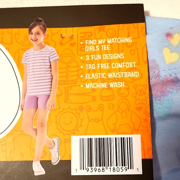 KIDS NEW 3 PACK CART WHEEL SHORT SIZE 3T. GIRLS FAVORITE - Picture 6 of 7